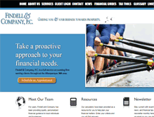 Tablet Screenshot of findellco.com